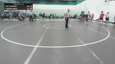 132 lbs Cons. Round 3 - Coy Childers, Nebraska Elite Wrestling vs Landon Smith, Savannah
