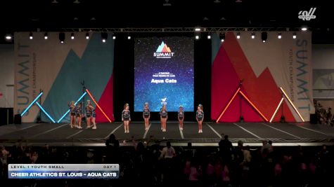 Cheer Athletics St. Louis - Aqua Cats [2026 L1 Youth Small Day 1] 2026 The Youth Summit