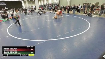 215 lbs Semifinal - Asher Sheldon, Batavia Wrestling Club vs Elijah Schunke, Heartland Wrestling Academy