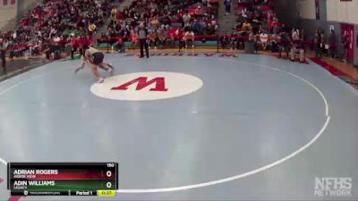 150 lbs Cons. Semi - Adin Williams, Legacy vs Adrian Rogers, Arbor View