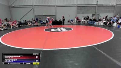 130 lbs Round 3 (8 Team) - EmmaLyn Burnett, Missouri vs Faith Vondy, Colorado