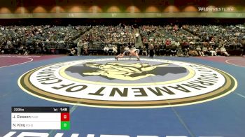 220 lbs Round Of 64 - Jake Closson, Pleasant Grove vs Nathan King, Pine Creek