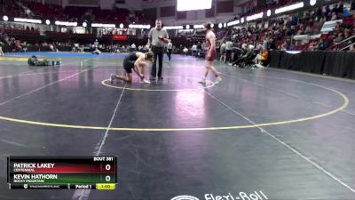 160 lbs Cons. Round 4 - Patrick Lakey, Centennial vs Kevin Hathorn, Rocky Mountain