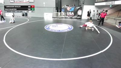 132 lbs Cons. Rd Of 32 - Kale Blanton, Temecula Valley High School Wrestling vs Abraham Shalev, Betsu Wrestling Club