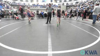 73 lbs Semifinal - Kyson Sides, WTC vs Bracen Bloxsom, Ponca City Wildcat Wrestling