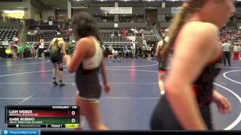 140 lbs Semifinal - Gabe Rubino, Ubasa Wrestling Academy vs Liam Weber, Immortal Athletics WC