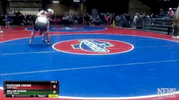 1A-215 lbs Cons. Round 3 - Dillon Evans, Social Circle vs Fletcher Crowe, Chattooga