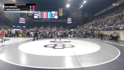 120 lbs Champ. Rd Of 32 - Mia Pedersen, OR vs Alena Williams, AR