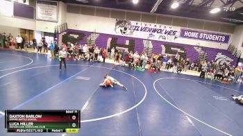 62 lbs Cons. Semi - Daxton Barlow, Empire Battle School vs Luca Miller, Payson Lion Wrestling Club