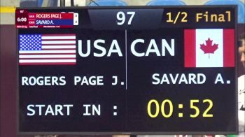 65 kg Semifinal - Jennifer Page Rodgers Page, United States vs Amanda Savard, Canada