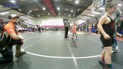 67 lbs Quarterfinal - Cannon Stockton, Morris Wrestling Association vs Easton Vann, Barnsdall Youth Wrestling