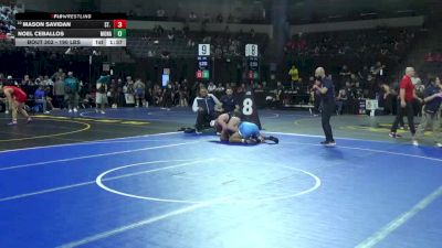 190 lbs Round Of 32 - Mason Savidan, St. John Bosco (SS) vs Noel Ceballos, Monache (CS)