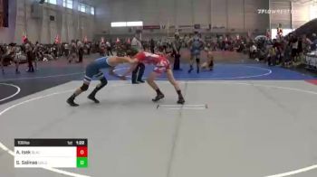 106 lbs Quarterfinal - Anthony Isek, Black Fox Elite vs Saul Salinas, Columbia Basin Brawlers