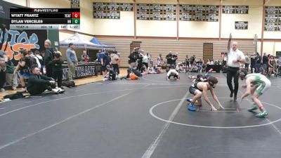 92 lbs Round 3 (8 Team) - Dylan Verceles, Headhunters vs Wyatt Frantz, Team Catalyst