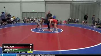 195 lbs Quarters & 1st Wb (16 Team) - Jersey Robb, Oklahoma Blue vs Darius Saunooke, North Carolina