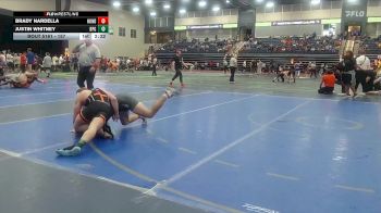 157 lbs Champ. Round 2 - Brady Nardella, Huntingdon vs Justin Whitney, Brewton-Parker (GA)
