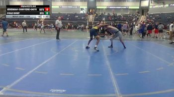 133 lbs Champ. Round 1 - Cole Hunt, Mt. Olive vs Jeremiah Chinyere-okiyi, WVU Tech (W.Va.)