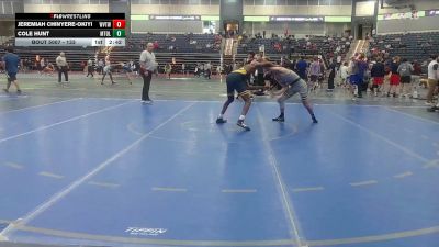 133 lbs Champ. Round 1 - Cole Hunt, Mt. Olive vs Jeremiah Chinyere-okiyi, WVU Tech (W.Va.)