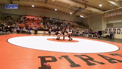 132 lbs Consi Of 4 - Beau Canfield, Bristow High School vs Brad Crone, Mannford High School