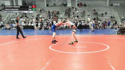 126 lbs Rr Rnd 2 - Anthony Mendez, Gold Standard Wrestling - HSB vs Rocco Decario, TDWC Maniacs Grey - HSB