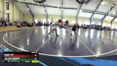 157 lbs Quarterfinal - Dillon Carlson, Kent State University vs Kade Law, Purdue