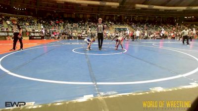 61 lbs Consi Of 16 #1 - Elijah Kroll, RAW Wrestling Club vs Tripp Wood, Greater Heights Wrestling