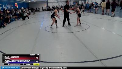 117 lbs Cons. Semi - Alexandra Tchekounova, Quincy vs Ella McNamee, Simpson