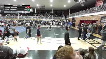 132 lbs Cons. Round 6 - Ryan Amoureux, Meridian vs Kaden Harding, Orting