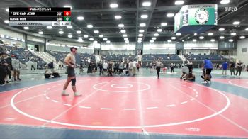 197 lbs Quarterfinal - Efe Can Atak, Cumberlands (Ky.) vs Kage Mir, LANDER