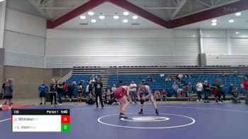 135 lbs Cons. Round 6 - Layne Horn, Rochester vs Jimmy Whitaker, Barrington