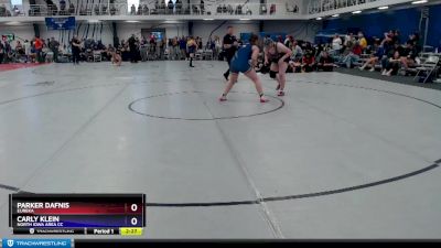 170 lbs Cons. Round 3 - Parker Dafnis, Eureka vs Carly Klein, North Iowa Area CC