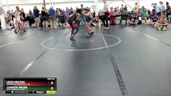96 lbs Round 2 (6 Team) - Leon Melton, Warhawks Wrestling vs Connor Bruer, Mat Warriors White