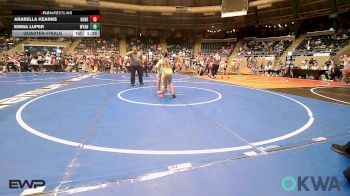 Quarterfinal - Arabella Kearns, Honey Badgers Wrestling Club vs Emma Luper, Wyandotte Youth Wrestling