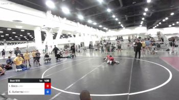 82 lbs Rr Rnd 2 - Isaiah Baca, Juggernaut WC vs Elijah Gutierrez, Mantanona TC