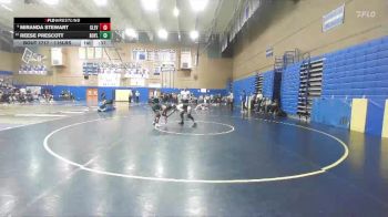 115lbs Cons. Round 10 - Reese Prescott, Royal (Girls) vs Miranda Stewart, Cleveland (Girls)