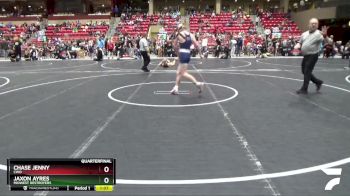 120 lbs Quarterfinal - Jaxon Ayres, Midwest Destroyers vs Chase Jenny, CWO