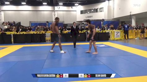 Sean David vs Pablo De Oliveira Custódia 2024 World IBJJF Jiu-Jitsu No-Gi Championship