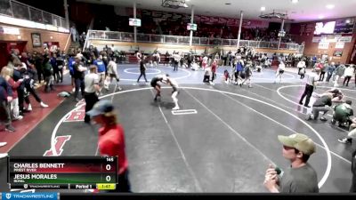 145 lbs Cons. Round 3 - Charles Bennett, Priest River vs Jesus Morales, Royal