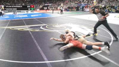 Cons. Round 3 - Kolton Kerr, Northwest vs Rylan Schoenbeck, Norris