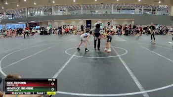 56 lbs Round 2 (6 Team) - Maverick Erskrine, Triangle WA vs Nick Johnson, Irontide