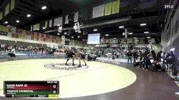 190 lbs Champ. Round 1 - David Rapp Jr, Central vs Thomas Sandoval, Vacaville