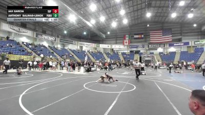 65 lbs Quarterfinal - Jax Garcia, Top Notch vs Anthony Salinas-Lenox, Pomona Elite