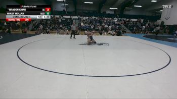 157 lbs Cons. Round 4 - Mikey Hollar, Messiah vs Braden Kmak, Ursinus