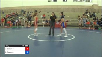 58 kg Consolation - Jaclyn Dehney, Team New Hampshire vs SaVannah Cosme, Team Colorado