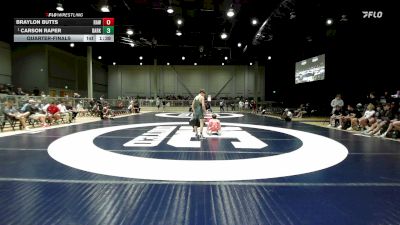 117 lbs Quarterfinal - Braylon Butts, Raw vs Carson Raper, Darkhorse