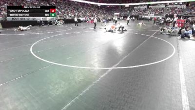 D1-120 lbs Semifinal - Owen Wathke, Bay Port vs Andy DiPiazza, Kaukauna