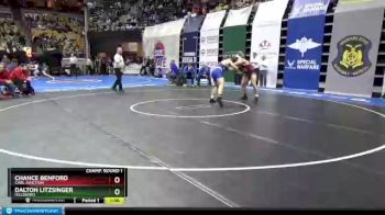 182 lbs Champ. Round 1 - Dalton Litzsinger, Hillsboro vs Chance Benford, Carl Junction