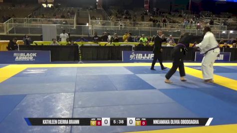 Nneamaka Olivia Obodoagha vs Kathleen Cierra Brann 2025 Pan Jiu Jitsu IBJJF Championship
