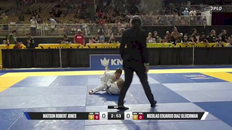 Nicolas Eduardo Diaz Gleichman vs Matson Robert Jones 2025 Pan Kids Jiu-Jitsu IBJJF Championship