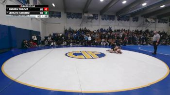 124 lbs Champ. Round 1 - Andrew Duboce, Washington vs Leesayo Sanchez, Windsor